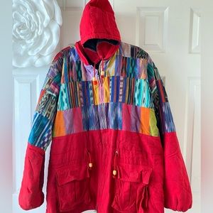 Handmade Guatemalan Patchwork Hippie Jacket